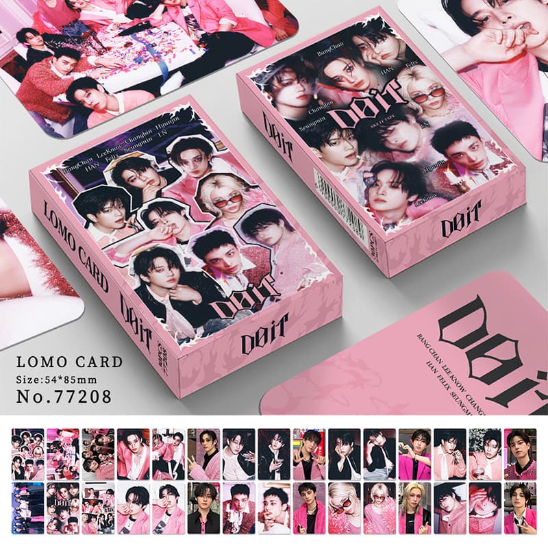 30pcs/box Stray Kids Photocards DO IT KPOP LOMO Card Collection Card