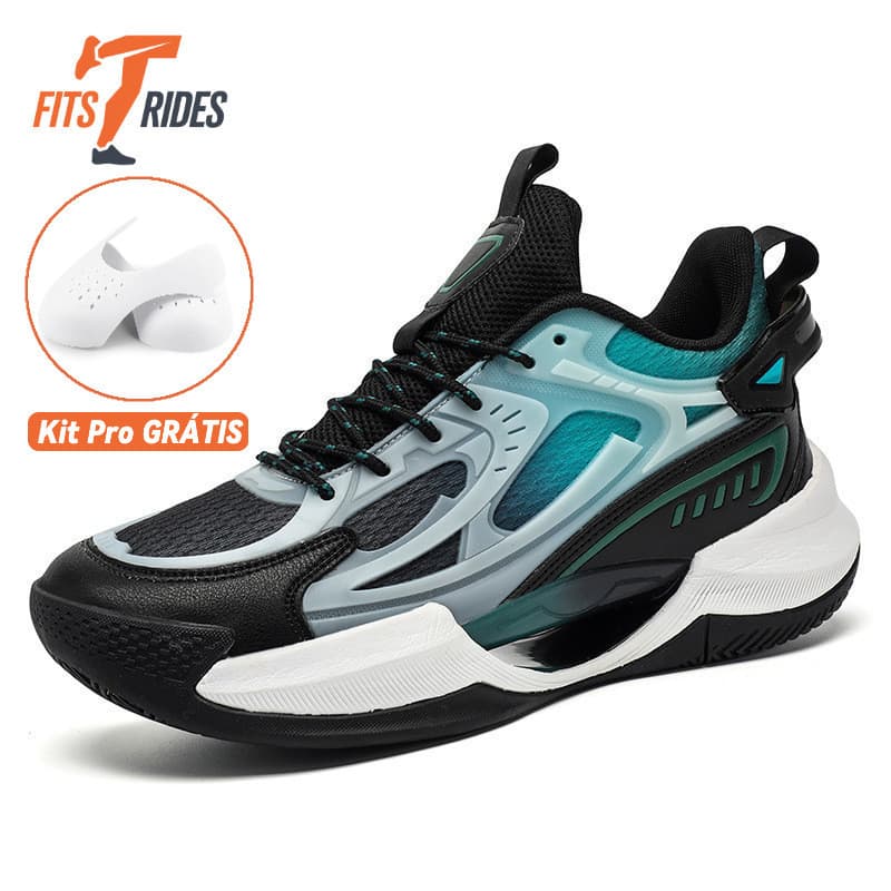 Luminoso Tênis Basquete com Kit 1 Par Protetor Anti Crease Vinco | Antiderrapante e Respirável Masculino Feminino