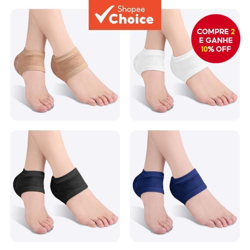 Capa Protetora em Silicone Seco para Rachaduras no Pé de Homens e Mulheres