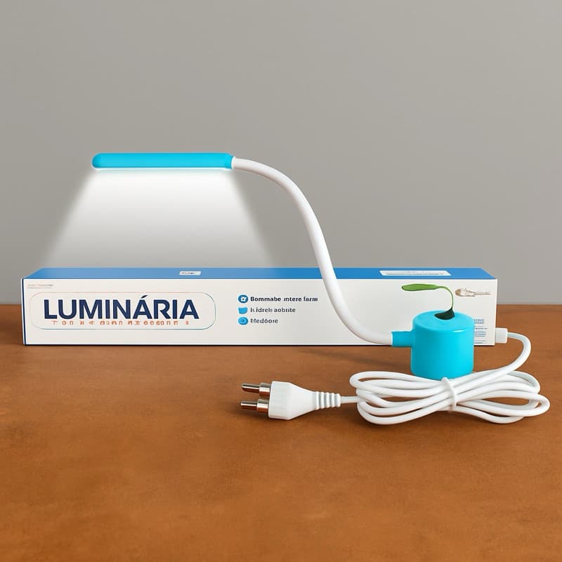 Luminária Para Máquina De Costura Imã 220w Liga e Desliga e Touch