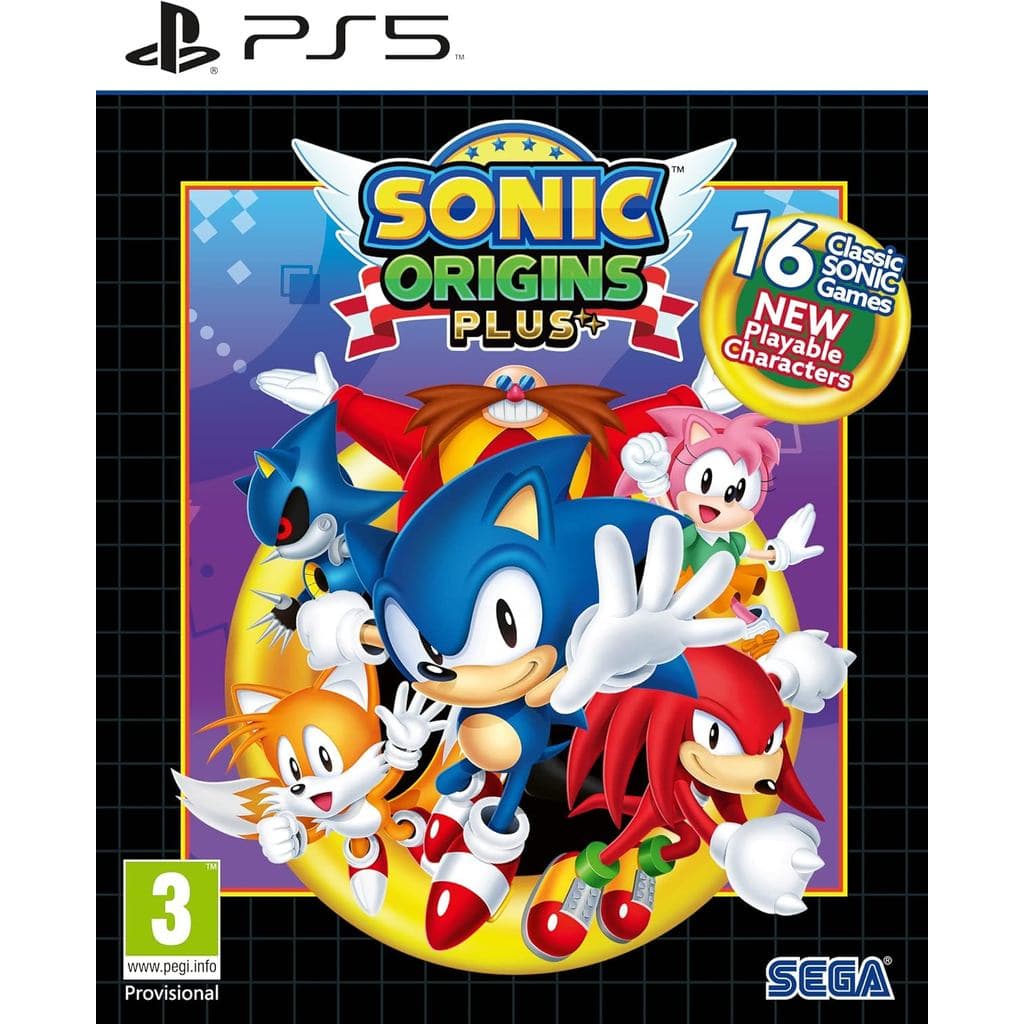 Sonic Origins Plus PS5 EUR Midia Fisica