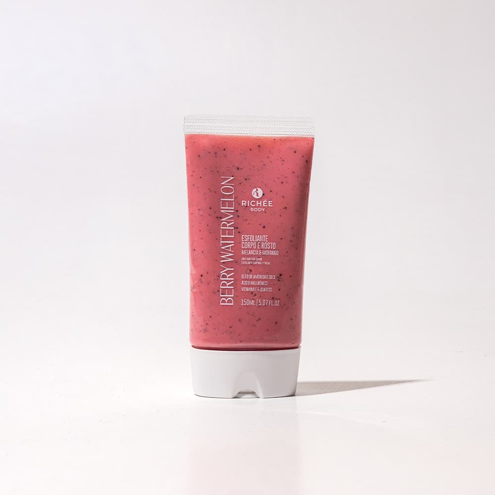Esfoliante Corpo e Rosto Morango e Melancia 150g  - Richée Body