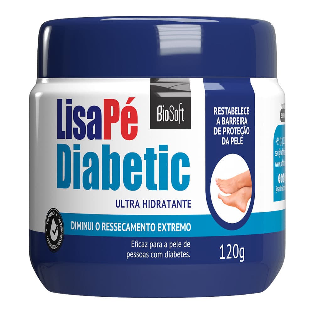 Creme para os Pés Lisa Pé Diabetic Ultra Hidratante 120g