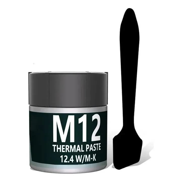 Teucer  Pasta térmica ep desempenho pasta de graxa condutora térmica12.4 w/mk  para jogo pc  cpu gpu