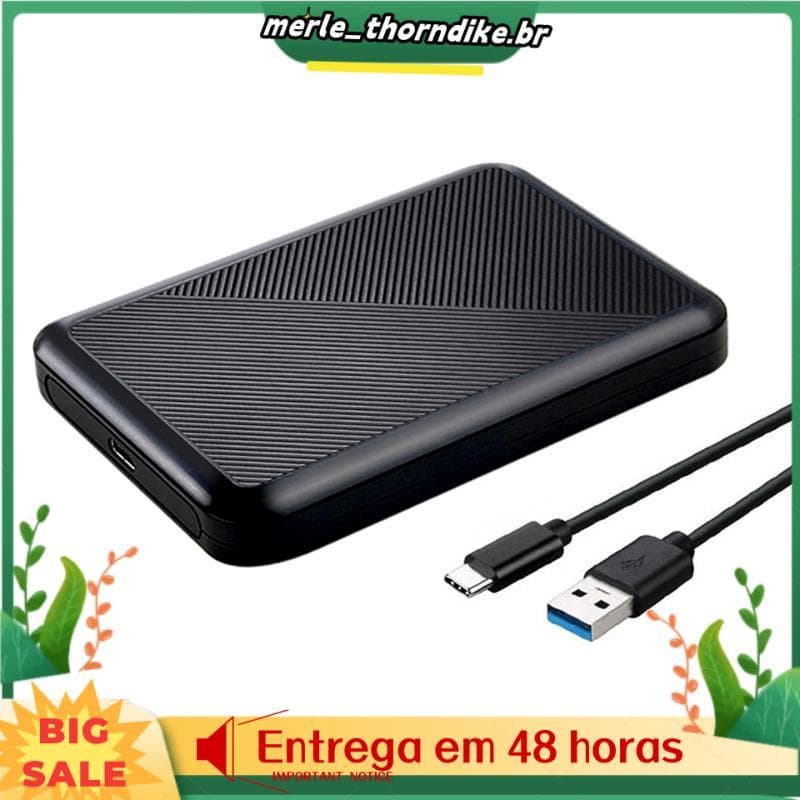 Disco Rígido Externo SSD De 5 Gb/S De Estado Sólido De 2.5 " Com USB 3.1 Para PC Laptop Suporte De Até 6 Tb , Cabe Em/HD