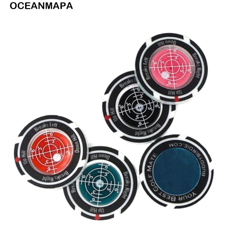 OCEANMAPA Ferramentas De Golfe Nivelador , Ferramenta De Treinamento De Marcador De Bola Medidor De Inclinação , Design 