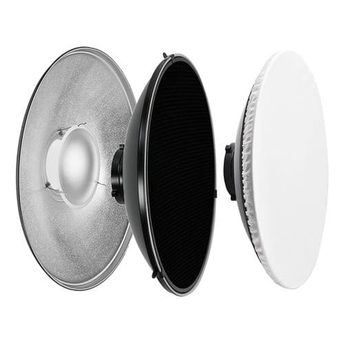 Refletor Rebatedor Beauty Dish Difusor Colmeia 420mm Bowens