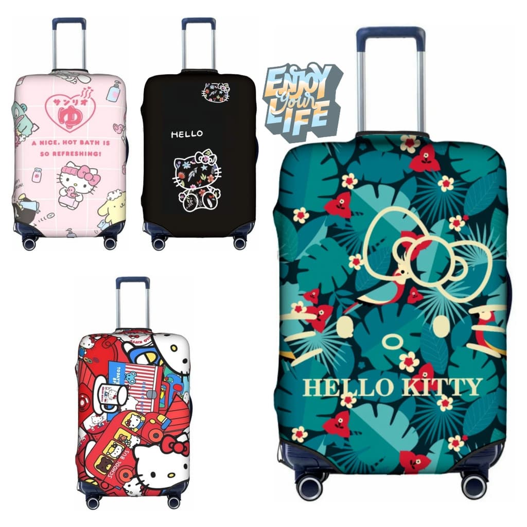 Capa Lavável Para Bagagem De Viagem , Em Estoque , Protetor De Mala De Desenho Animado , Adequado 18-32 Polegadas K510