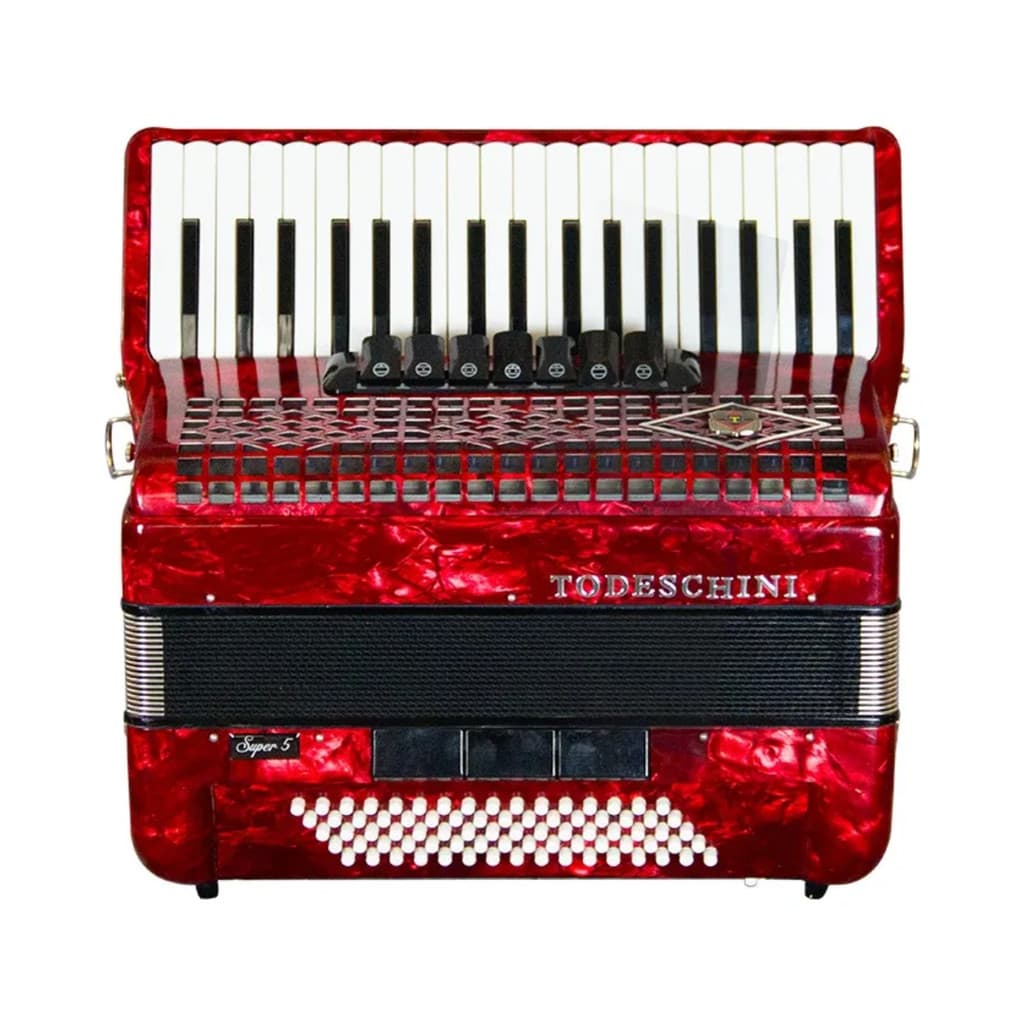 Acordeon Todeschini Yw870 37 Teclas 80 Baixos C/Bag