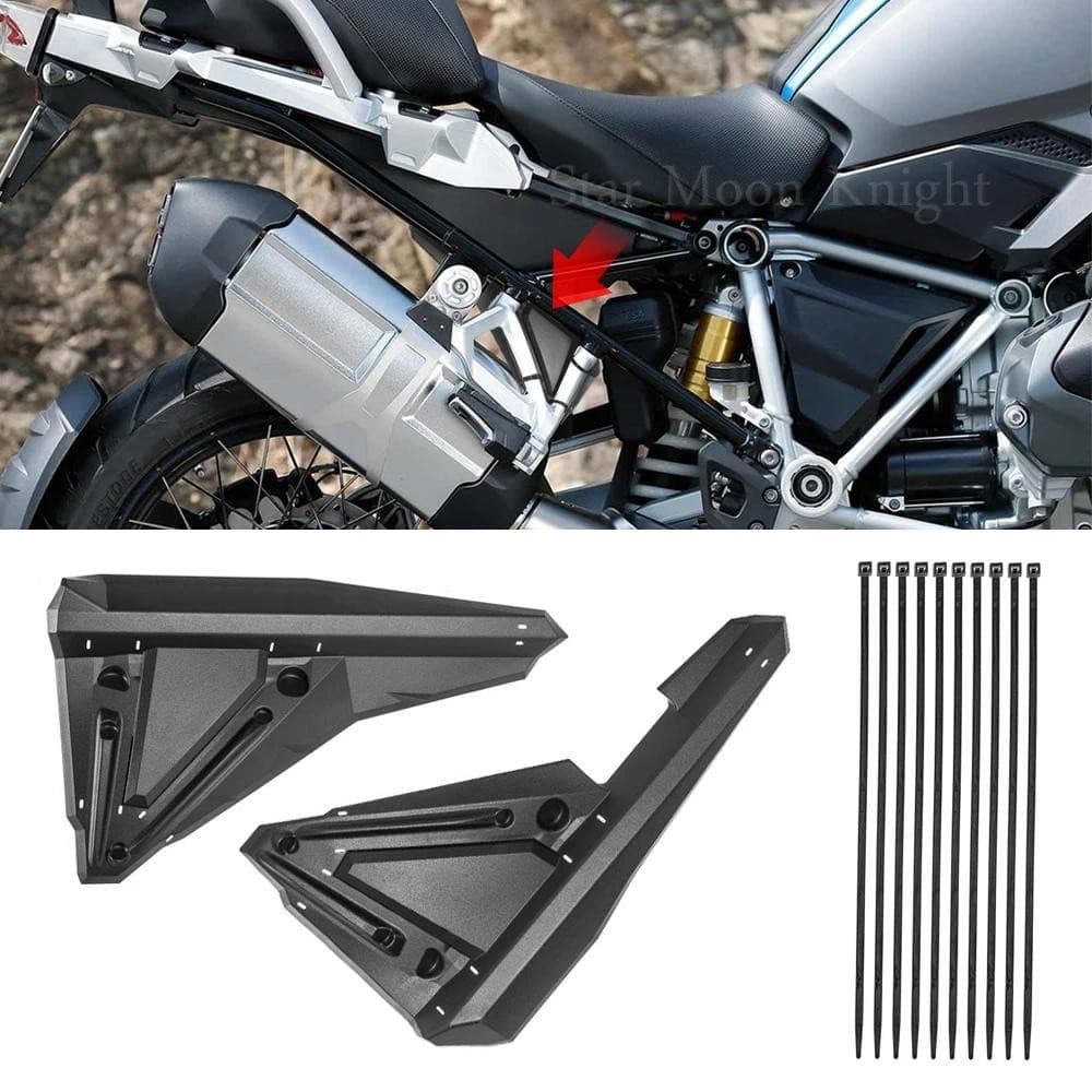 Roda Traseira Mudsling Interior Fender Paralama Extensão Respingo Guarda pillion Apoio Para Os Pés Titular BMW R1200GS R
