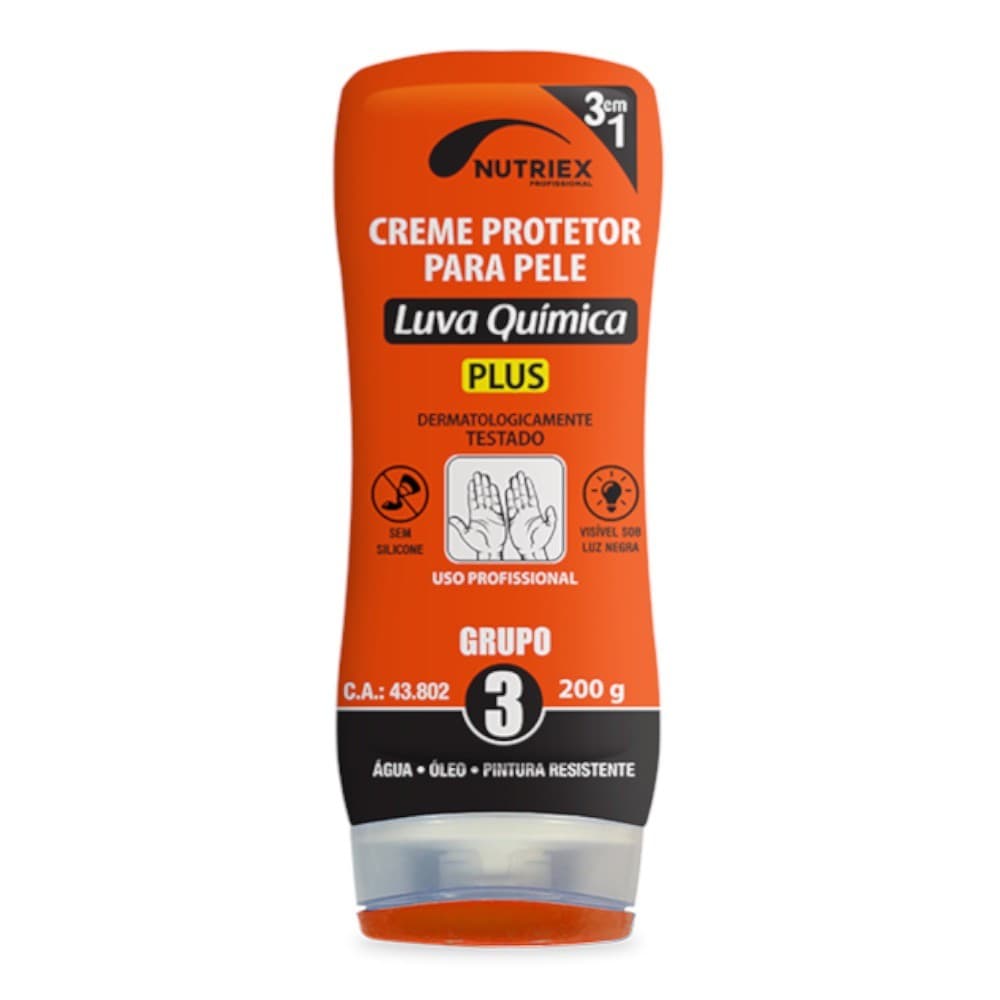 Creme protetor para a pele Luva química gr3 - 200g - Nutriex