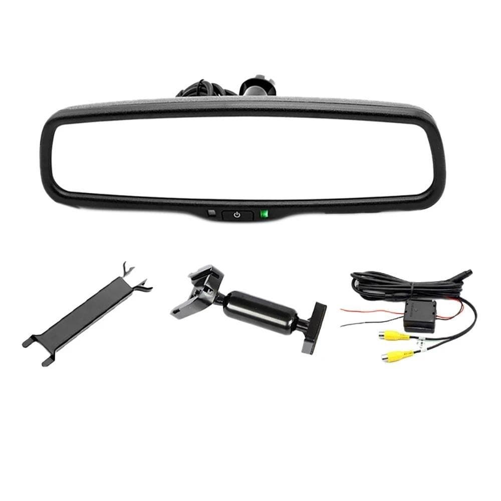 Carro 4.3-Polegada Traço Cam Espelho Auto-Dimming AHD Display Com Suporte Especial Do HD Invertendo Retrovisor Peças De 