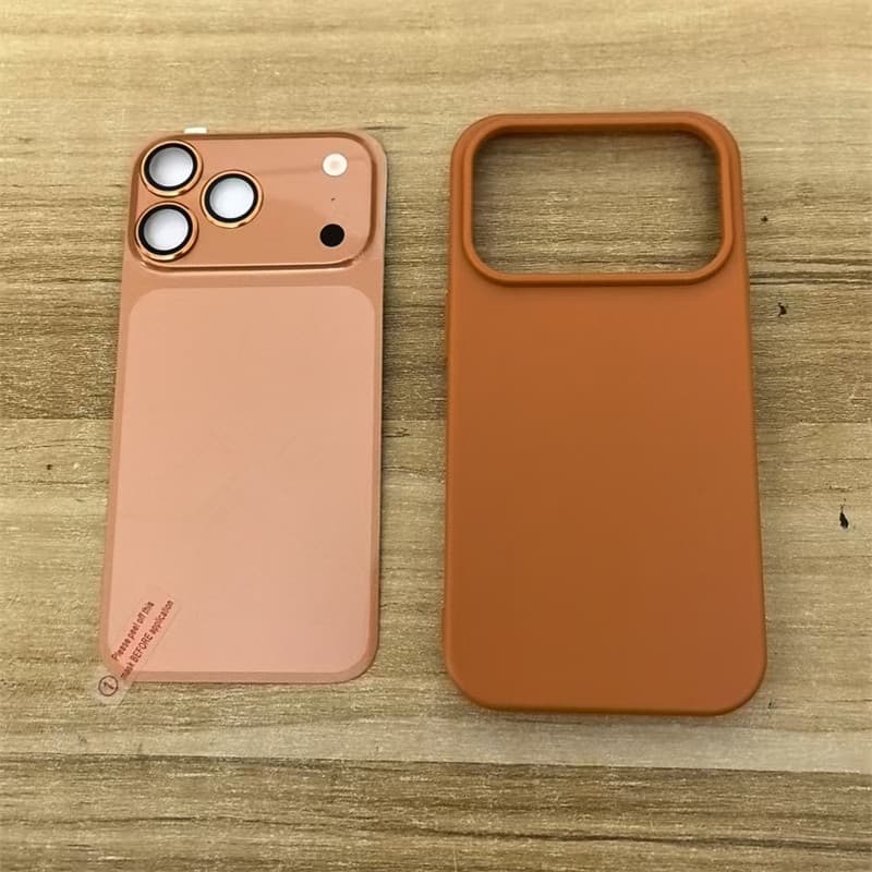 (Sem Flash) Para IPhone 14 15 16 13 Pro Max Lente Alterada Capa De Personalização 17ProMax