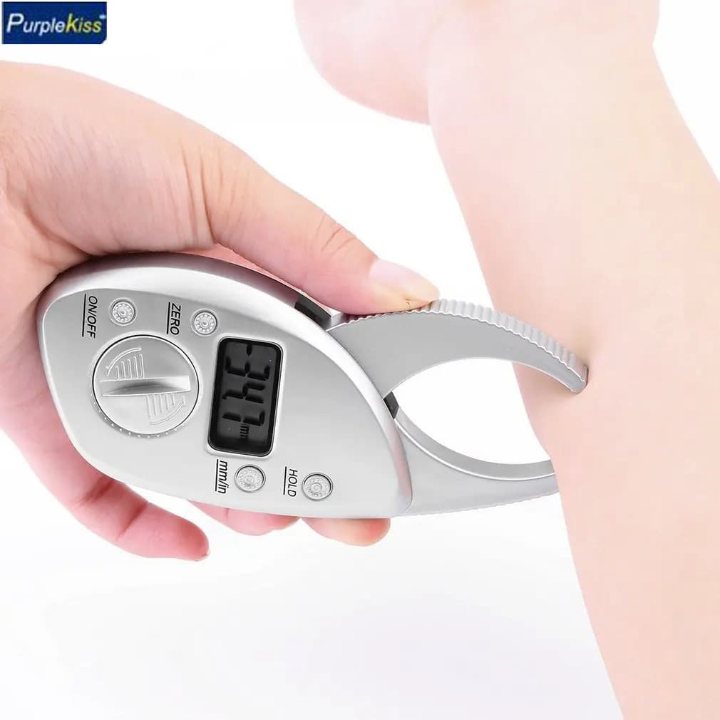 Medidor de Gordura Corporal Adipometro Digital Portátil