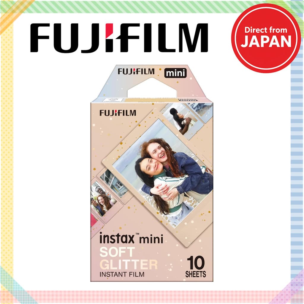 FUJIFILM Instax mini Instant Color Film Cheki Film Soft Glitter 10 sheets