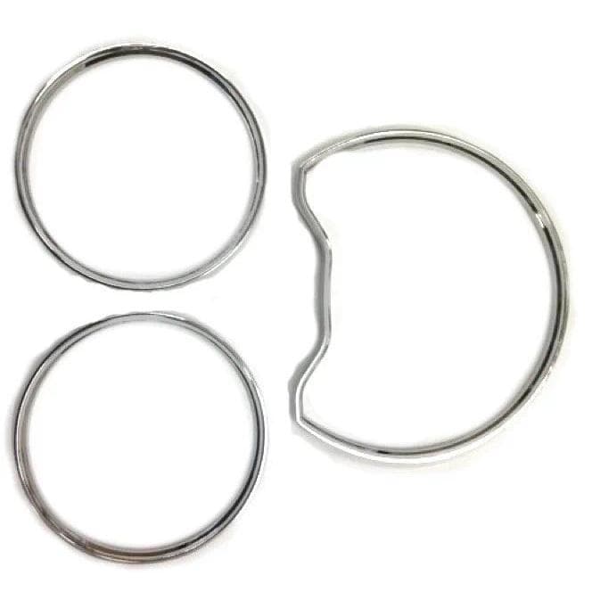 Conjunto De Anel De Medidor De Painel De Estilo Cromado Para Mercedes Benz W210 95-99/W202