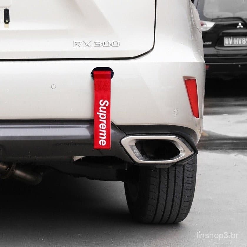 Extreme Trailer Carro Decorativo Corda/Corda de tração Personalidade Reboque Corda amortecedor dianteiro Colar de reboqu