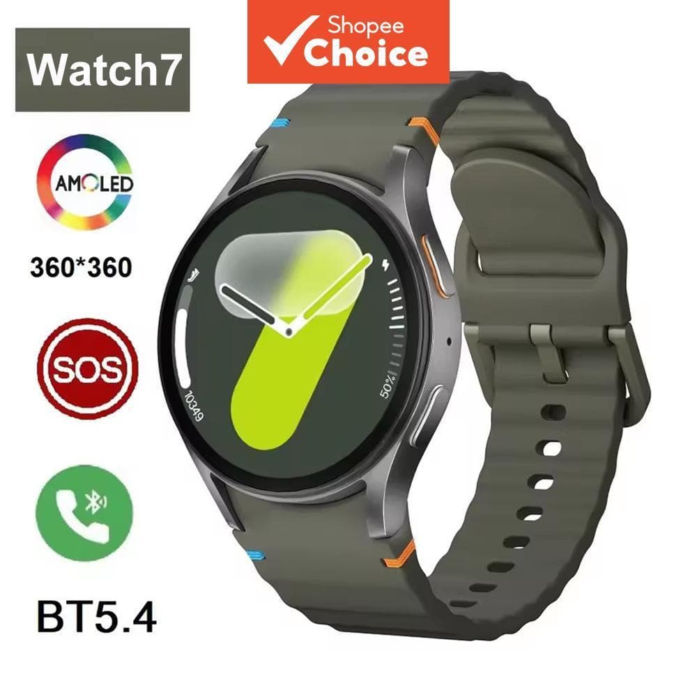  Novo Smartwatch 7 1.5 polegada Tela AMOLED, Chamada Bluetooth, Monitoramento de Sono e Saúde, Presente Esportivo à