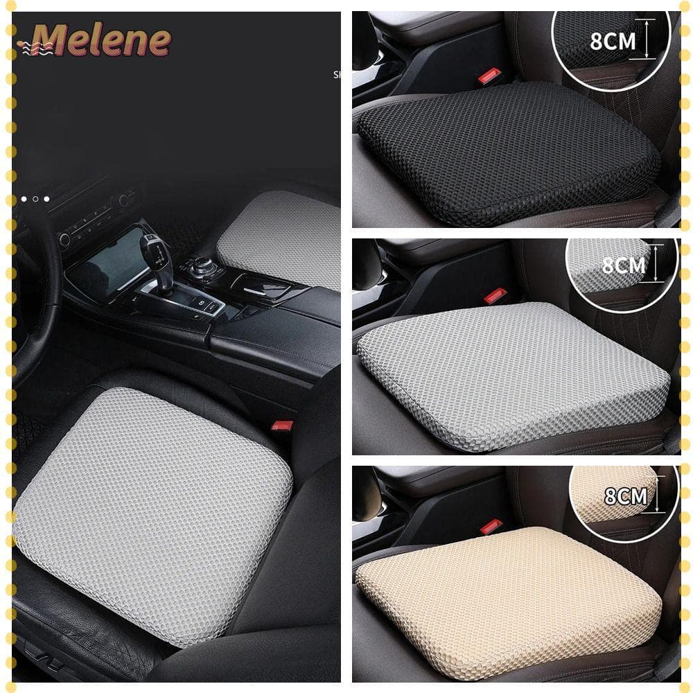 Almofada De Reforço De Assento De Carro MELENEY9 , Malha De Algodão Com Memória Em Favo De Mel Respirável