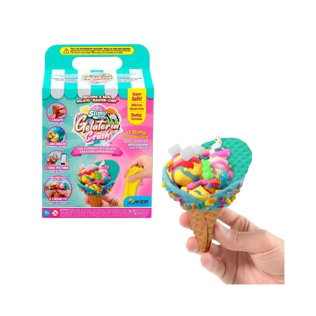 Kit Slime Slimy Gelateria Sorvete de Cone Creme
