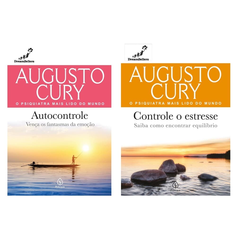 Kit 2 Livros Autocontrole e Controle o Estresse - Augusto Cury