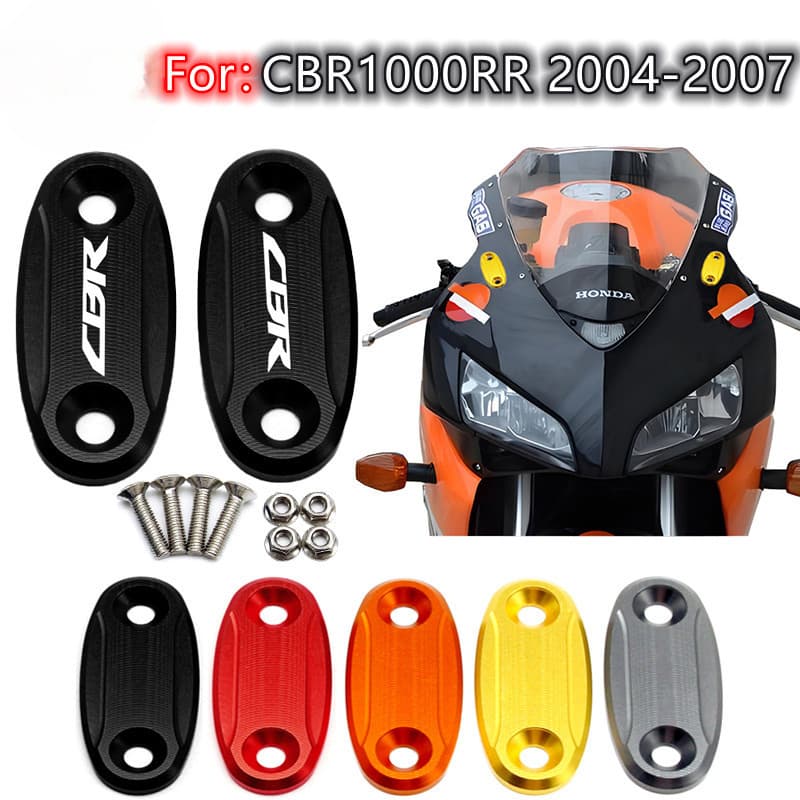 Para Honda CBR1000RR CBR 1000RR 2004 2005 2006 2007 base Do Espelho Retrovisor Da Motocicleta Pára-Brisa Unidade Elimina