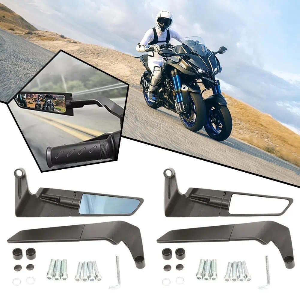 Para KTM 250 390 200 690 Asa Fixa Espelho Retrovisor Da Motocicleta Invisível Ajustável