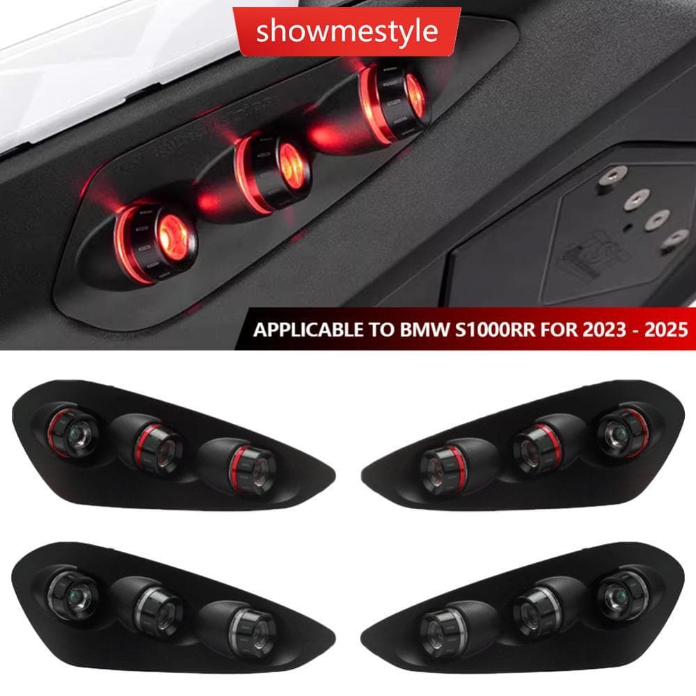 SMS Par De Luzes Indicadoras De Seta Para Motocicleta , BMW S1000RR 2023-2024 , Acessório De Modificação De Lâmpada Tras
