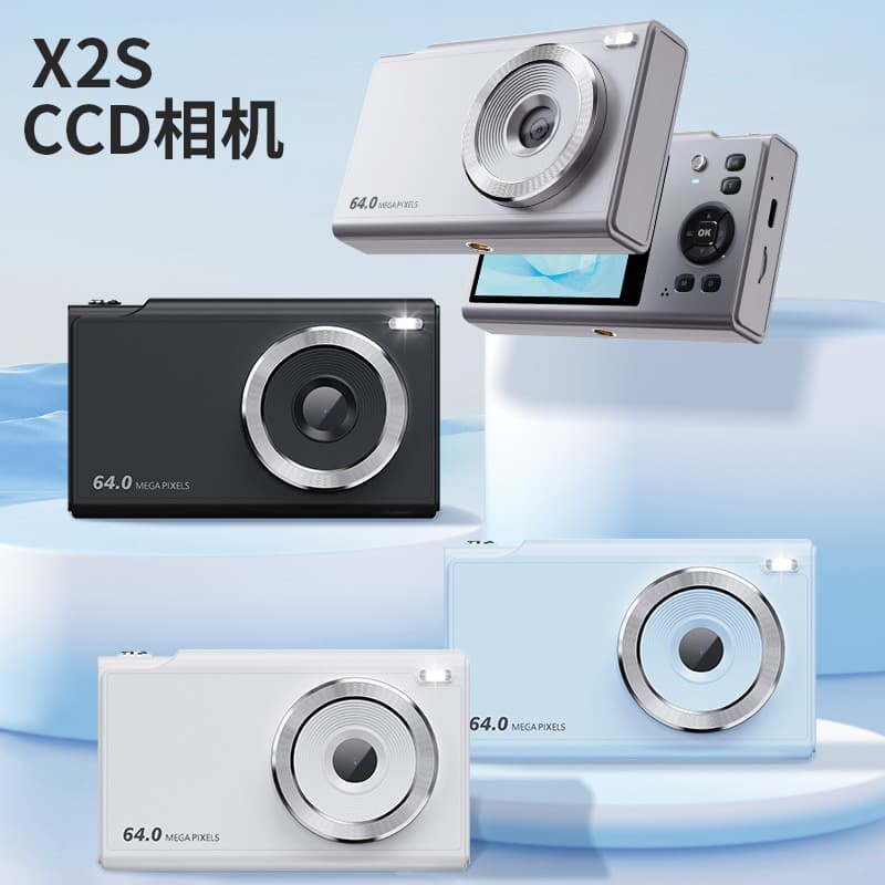 Ccd Digital HD Câmera Retro Micro Único Junior High School Universidade Máquina de Cartão Menina Polaroid Campus vlog