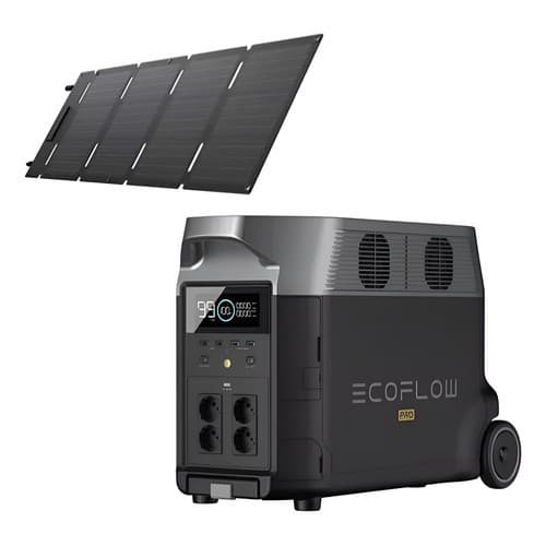 Estação De Energia Portátil Delta Pro 4500w + Painel 45w 220v 