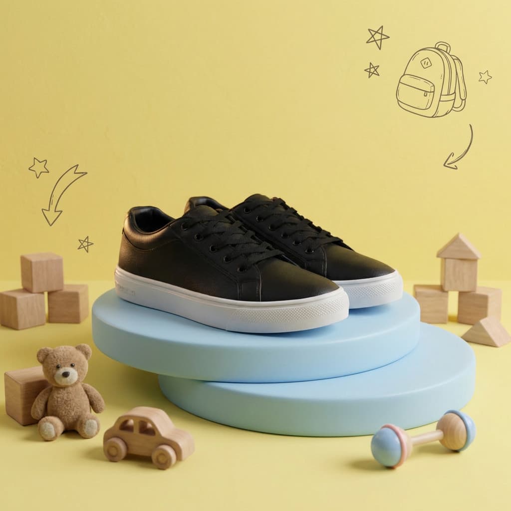 Tênis Infantil Casual Minimalista Versátil Solado Antiderrapante - Promoção Envio Relâmpago