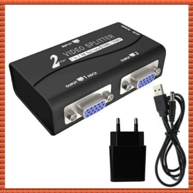 (Zac) Divisor VGA 1 A 2 De Tela Plugue Ue