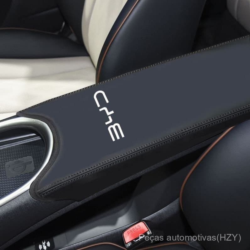 Acessórios BYD Dolphin, Capa de Couro para Caixa de Armazenamento do Apoio de Braço do Carro, Protetor do Console Intern