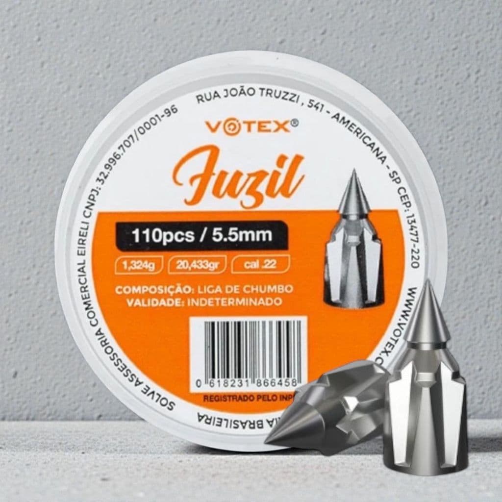 Chumbinho Votex Fuzil  5.5mm 110un