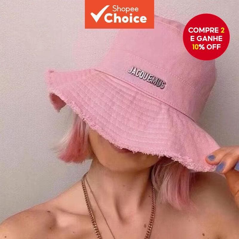 Balde Unissex Chapéu Logotipo Metálico Ajustável Proteção Solar À Prova De Vento Para Verão Ao Ar Livre E Viagens