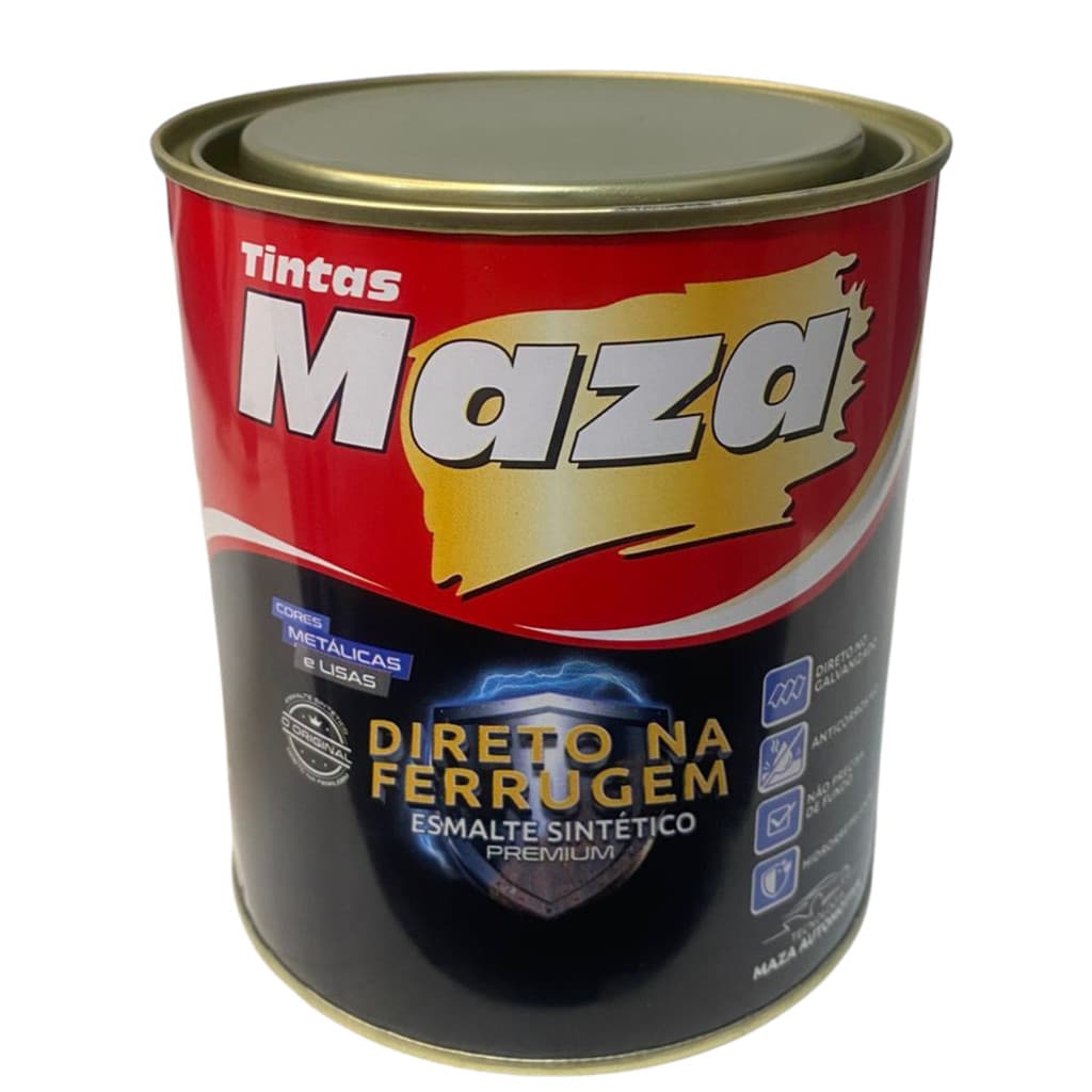 Tinta Esmalte Sintético Metalico Maza Direto na Ferrugem 900ML