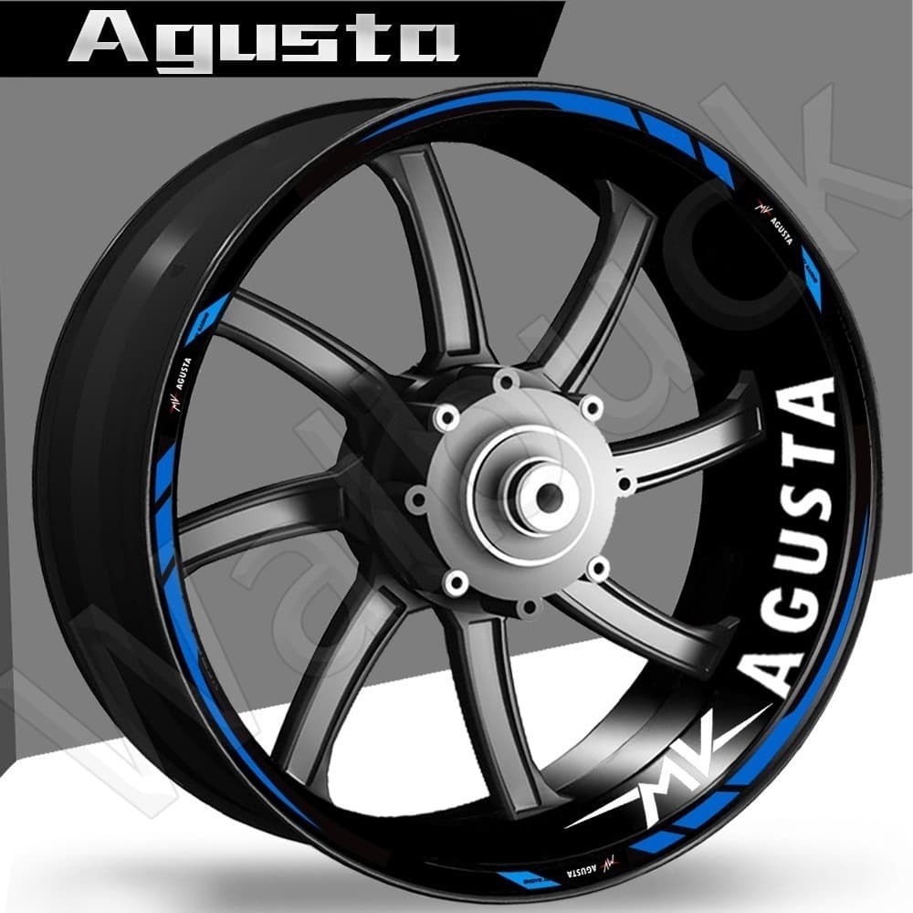 Adesivos De Roda De Motocicleta Aro Hub Listra Decalques Reflexivos Para MV Agusta F3 675 800 F4RR Brutale800 920 990 10