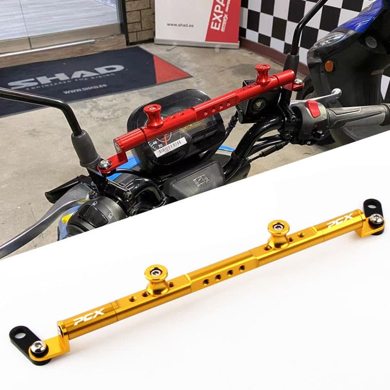 Acessórios Para honda PCX125 150 160 Motocicleta Alumínio Equilíbrio Guiador Espelho Assento Multifuncional Leve Barra T