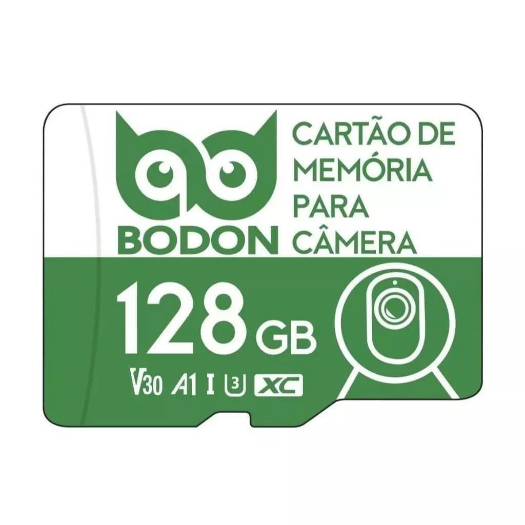 Cartão de Memória Micro SD 128GB Para Câmera de Segurança, Celular, Música