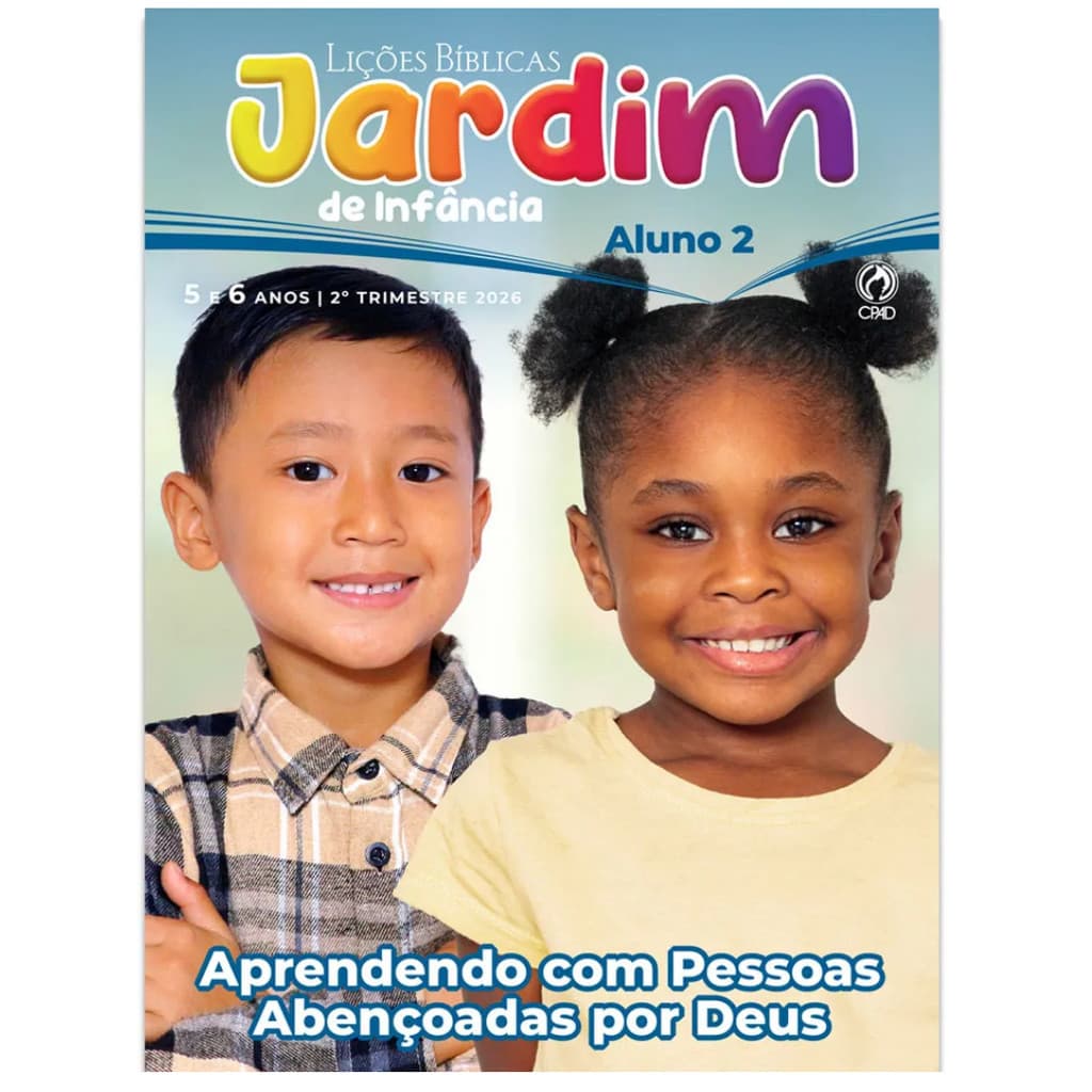 Revista Lições Bíblica Jardim de Infância Aluno 2º Trimestre 2026