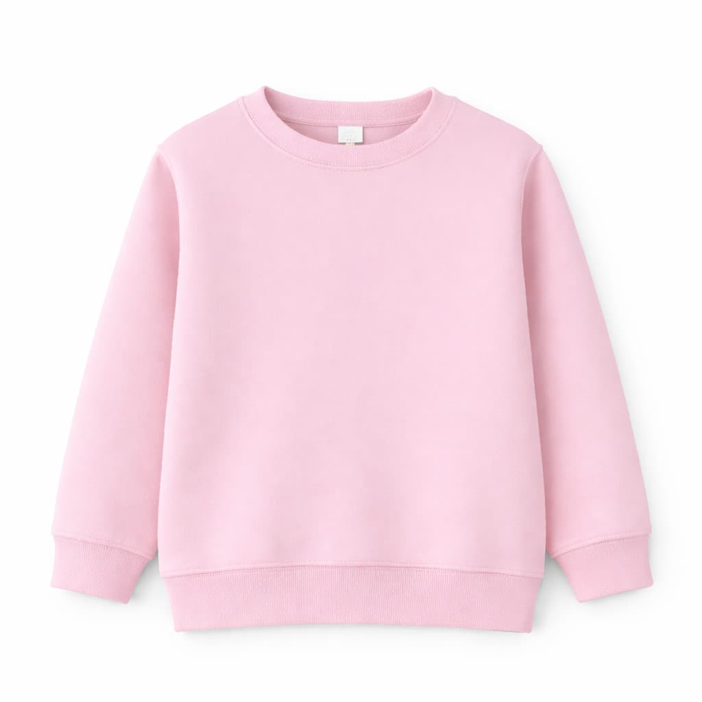 Moletom Careca Infantil Flanelado Unissex Blusa De Frio Lisa Lançamento Escola Envio Imediato