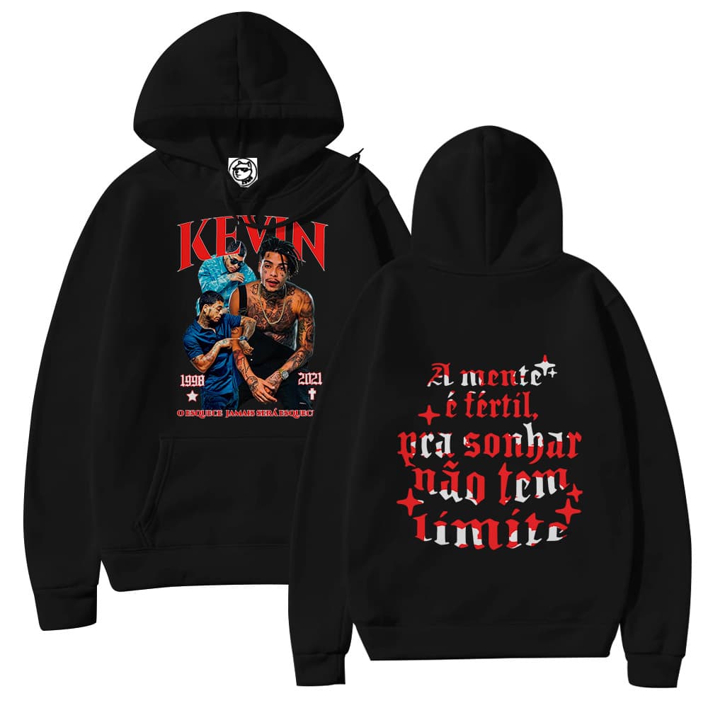 Blusa De Frio Moletom Mc Kevin A Mente é Fertil O Menino Que Encantou a Quedrada Unissex