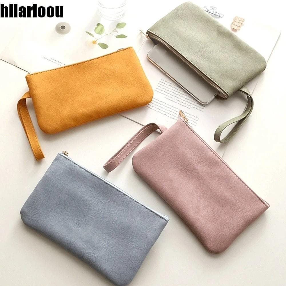 HILARIOOU Bolsa Para Celular Moda Diversos Caso Carteira De Couro PU Fone De Ouvido Chaves Cosméticos