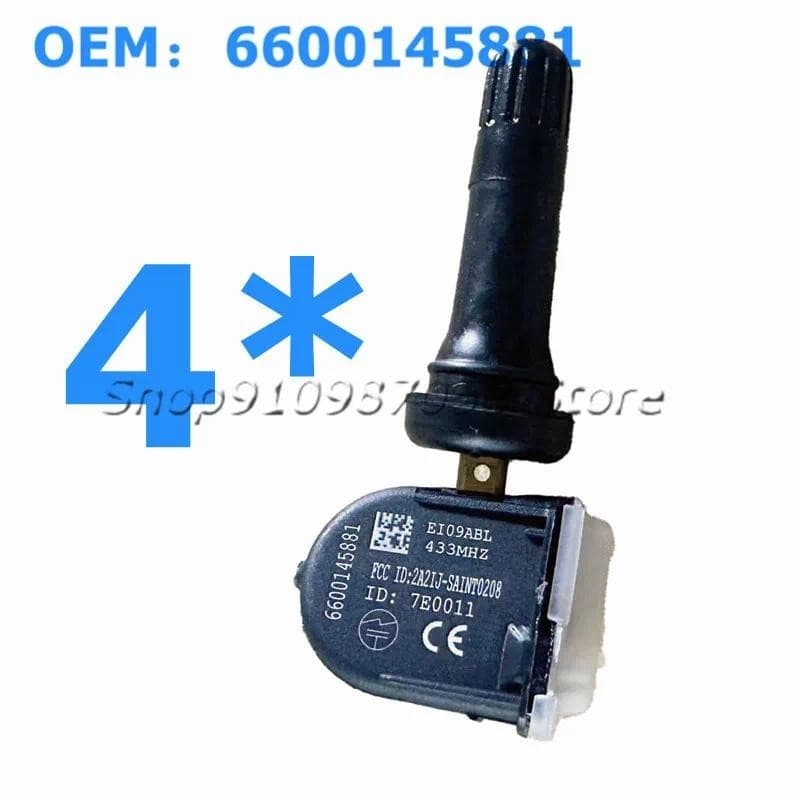 Sensor De Pressão Dos Pneus Do Carro 4 Unidades TPMS 6600145881 Terno Para Zeekr 001