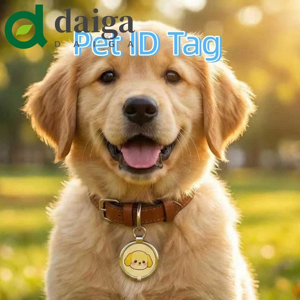 Pingente De Identidade Inteligente DAIGA , Sensor De Animal De Estimação NFC De Metal Com Padrão De Cachorro E Gato , To