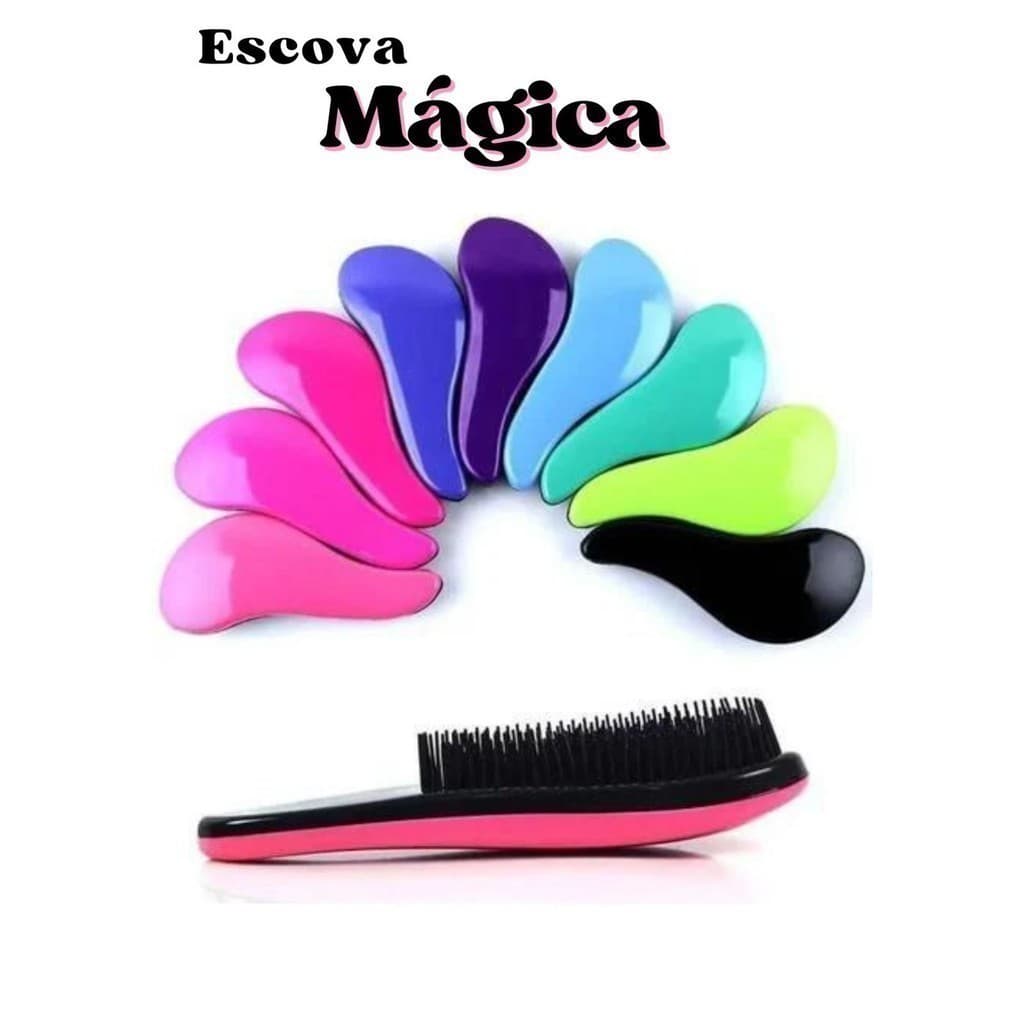 8VSE Escova Mágica Desembaraçadora – Envio Sortido