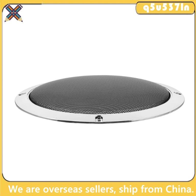 8-Polegada Grade Galvanizada Alto-Falante Decoração Net Acessórios De Áudio Do Carro Substituição Chifre Capa Poeira