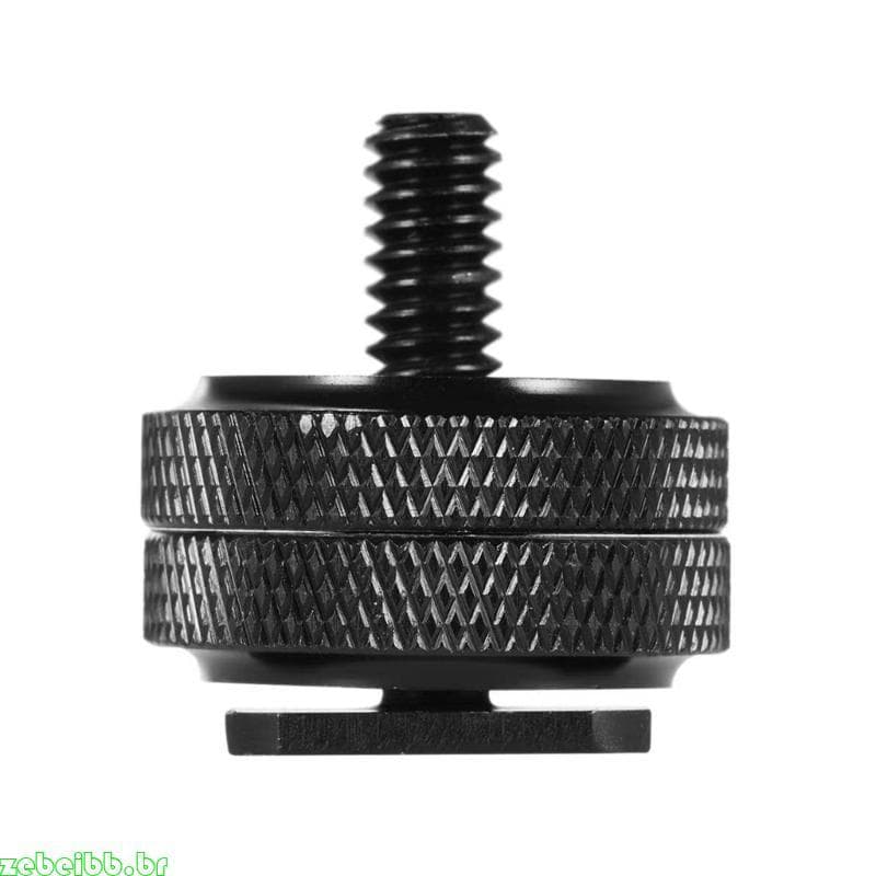 zebeibb Montagem Sapata Fria Porca Dupla Rosca Tripé 1 Adaptador 4 Polegadas
