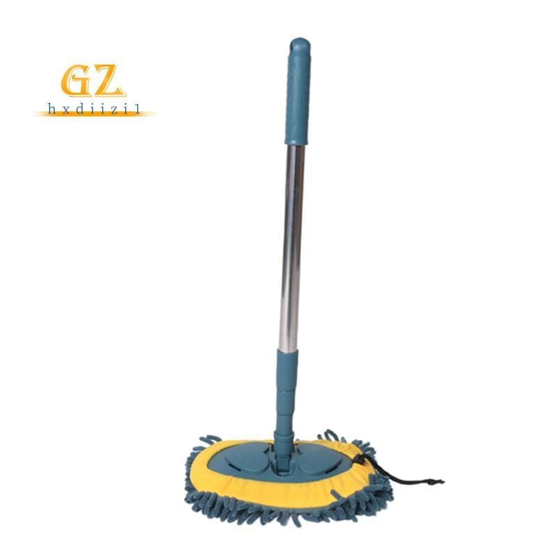 [gzhxdiizi1] Esfregão De Limpeza De Carro Escova De Lavagem Telescópico Rotativo Vassoura De Chenille Escovação De Poeir