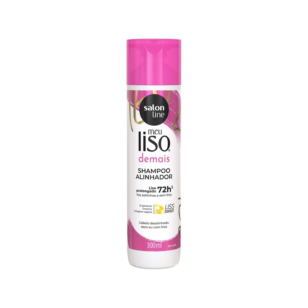 Shampoo Meu Liso Demais 300ml Salon Line
